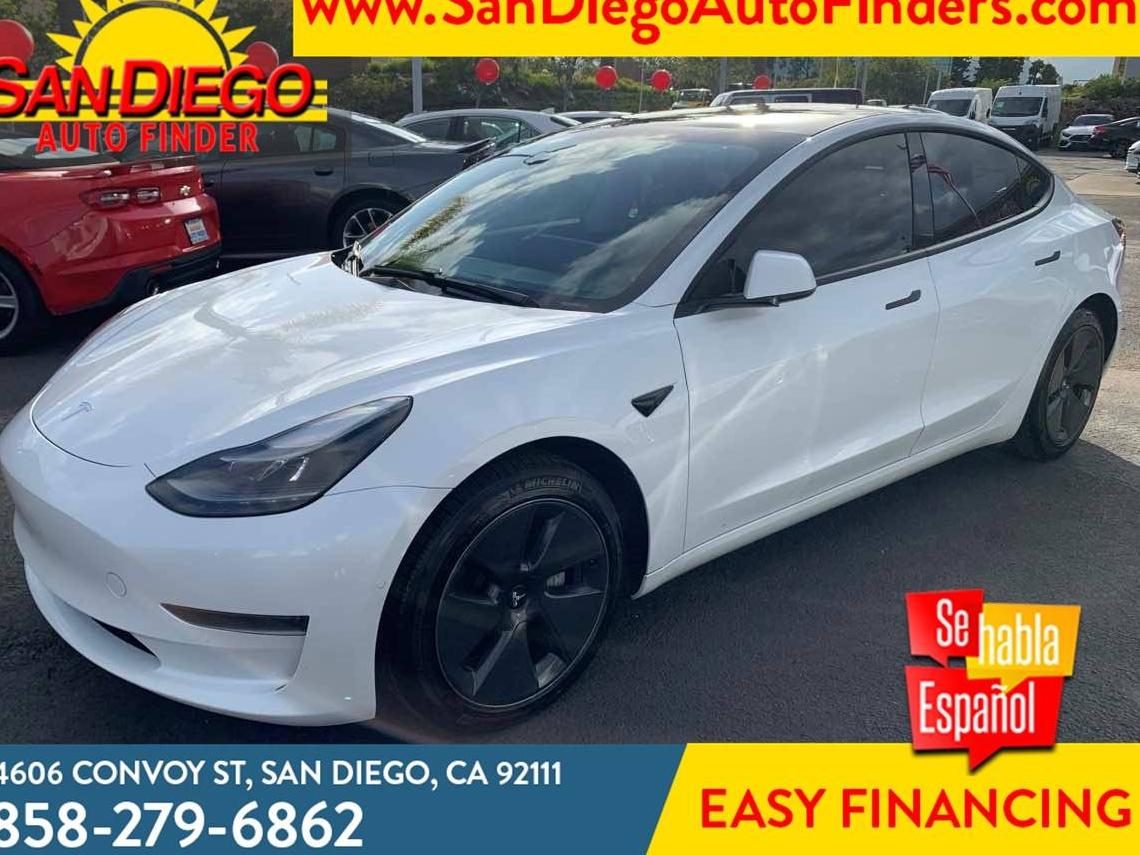 TESLA MODEL 3 2021 5YJ3E1EAXMF873980 image